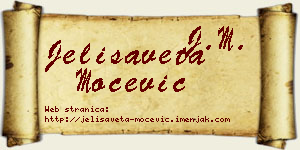 Jelisaveta Močević vizit kartica